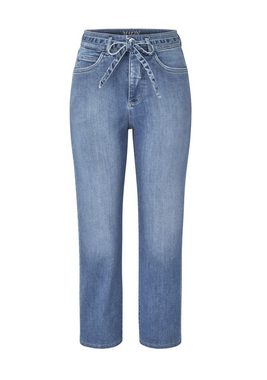 Paddock's 7/8-Jeans MALIN Slim-Fit Bootcut Jeans mit Denim Deko Band und High Waist