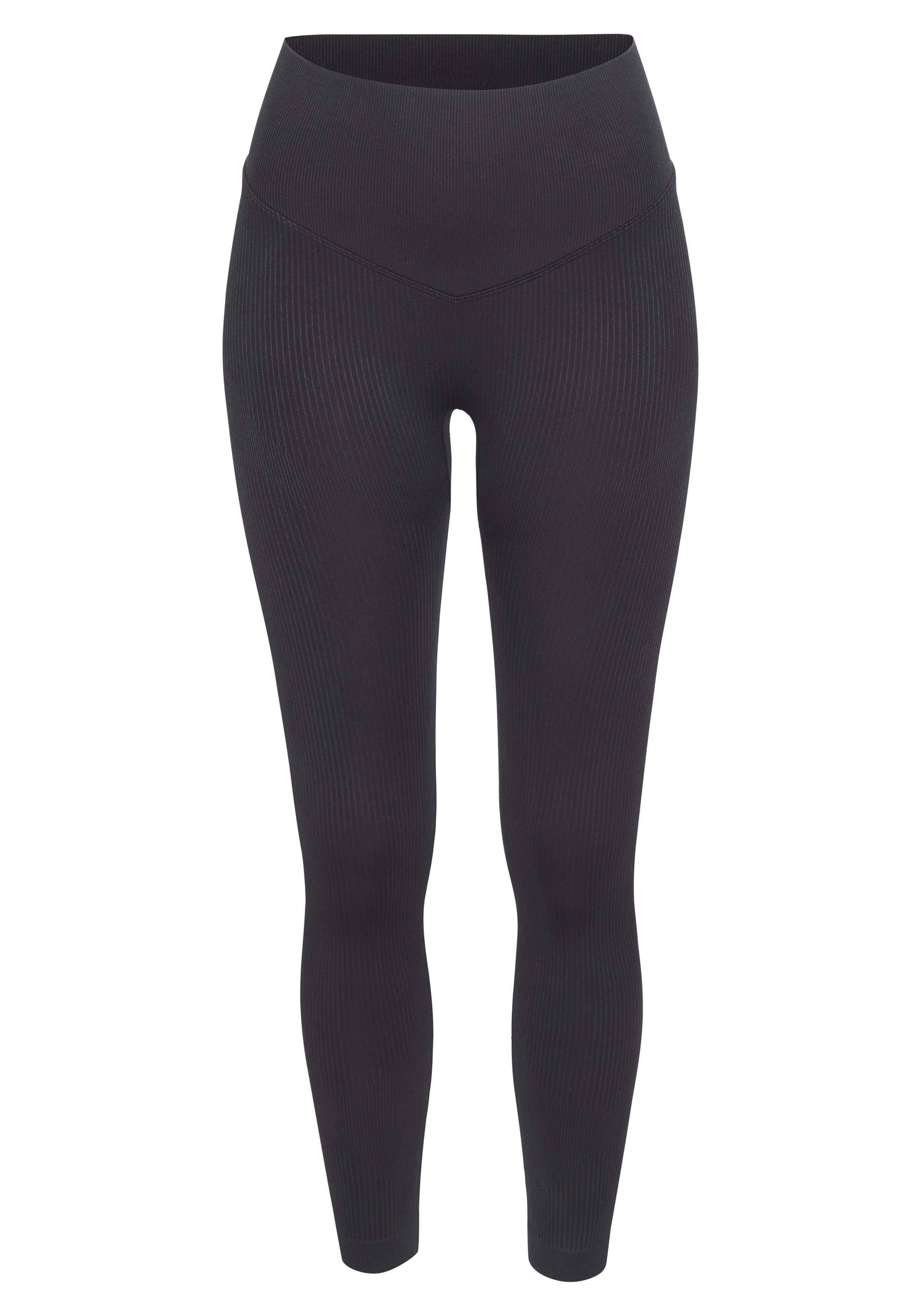 LASCANA Seamless Leggings Po Push Up mit Rippstruktur und Shapingeffekt, Sp günstig online kaufen