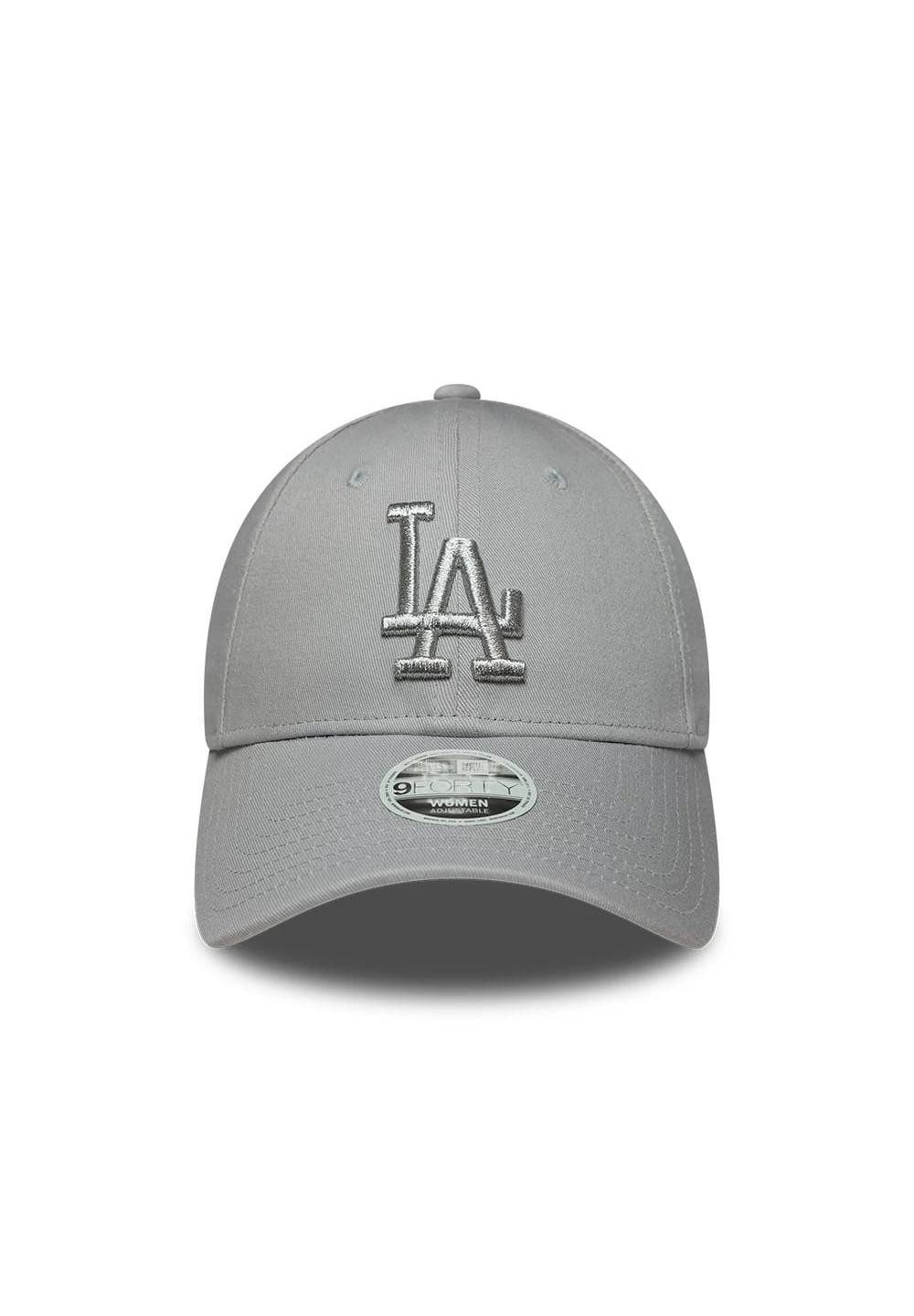 New Era Baseball Cap Los Angeles Dodgers Metallic 9Forty Cap New Era Grau (1-St)