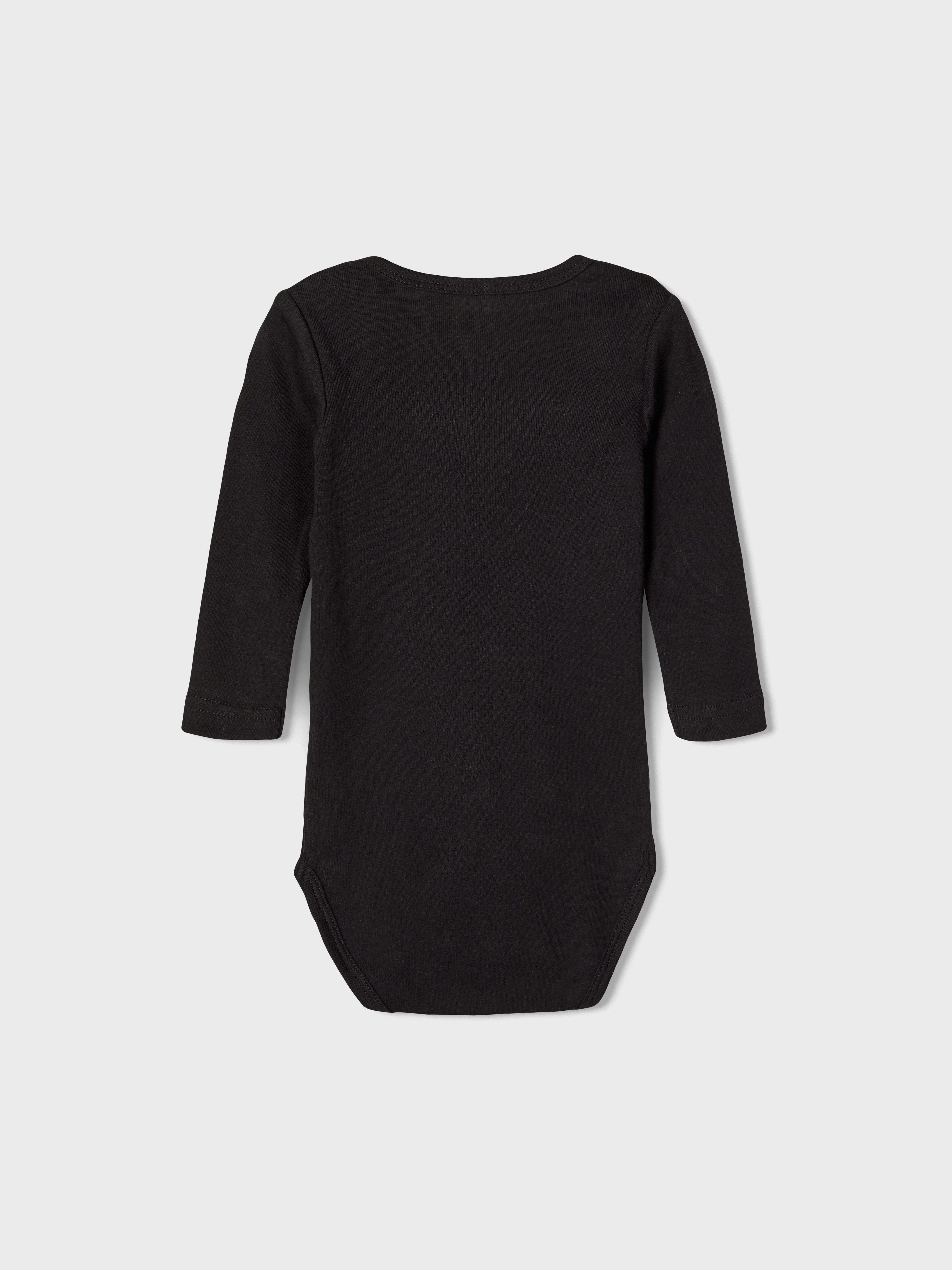 Name It Body NBNBODY 3P LS SOLID NOOS (Packung, 3-tlg)