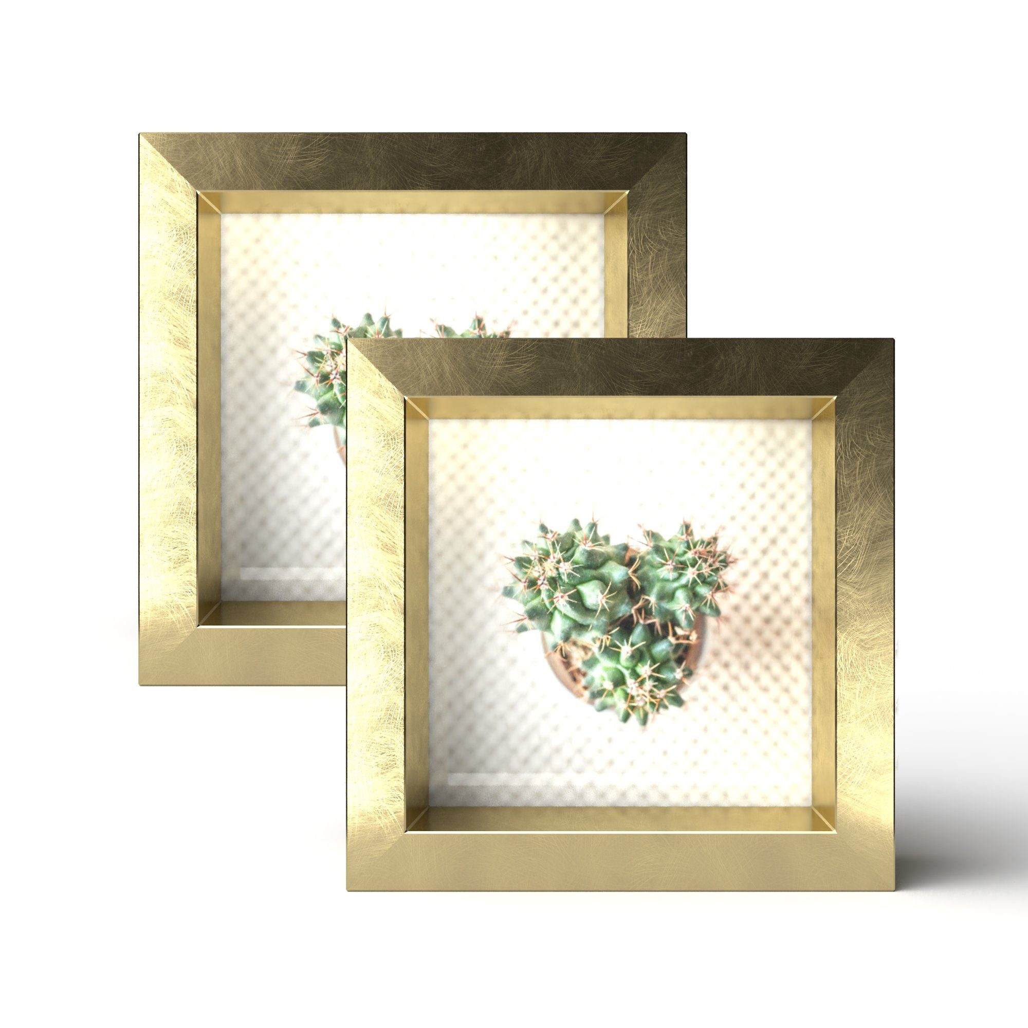 Wackadoo Living Bilderrahmen APART, (Set, 2 St), 2er Set, Metallic günstig online kaufen