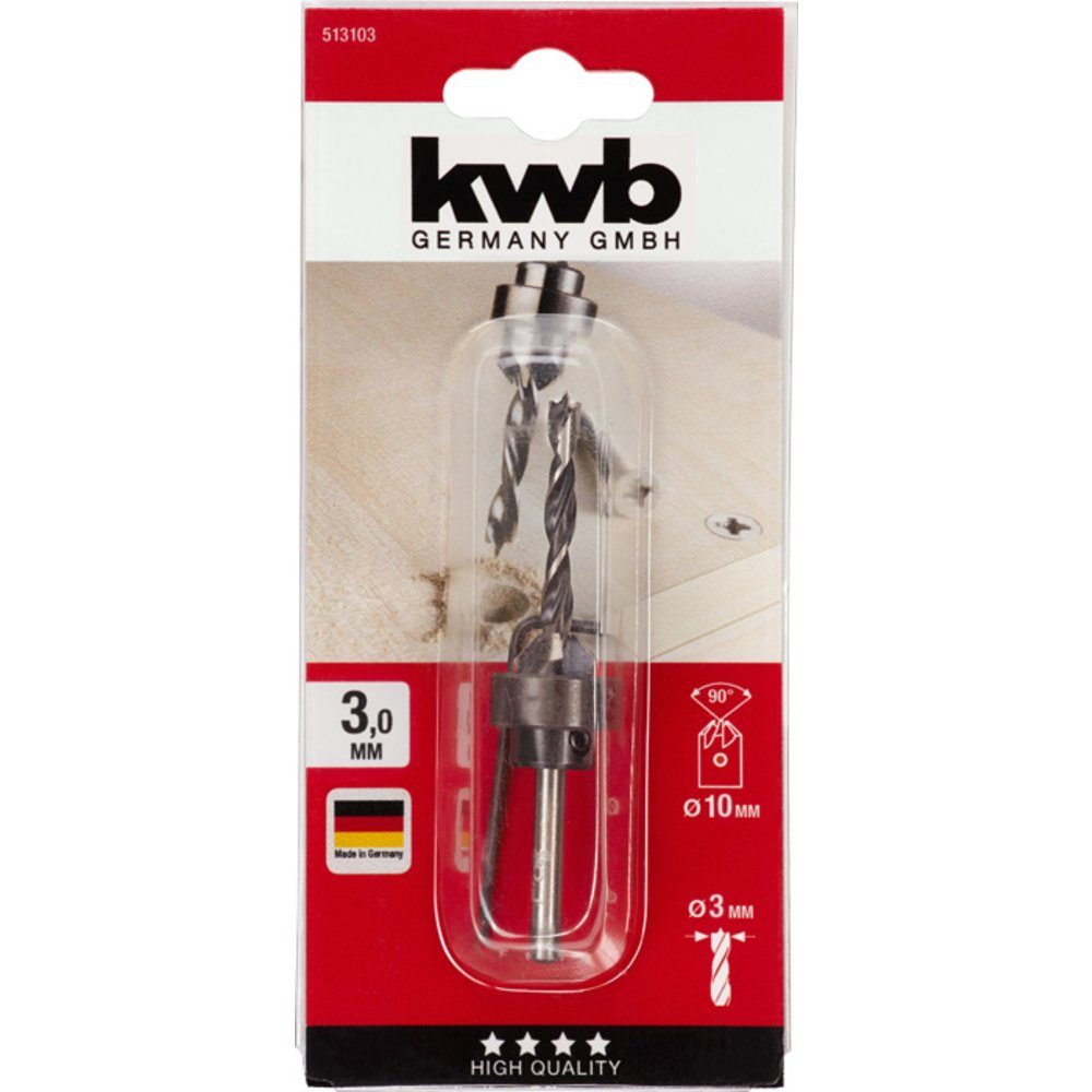 kwb Senkbohrer St. kwb 5teilig 513103 Aufstecksenker 5 3 mm