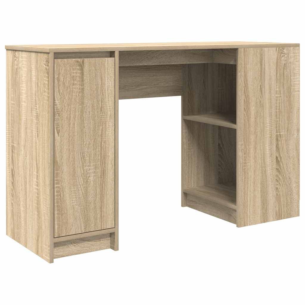 vidaXL Schreibtisch Schreibtisch Sonoma-Eiche 120x42x76 cm Holzwerkstoff