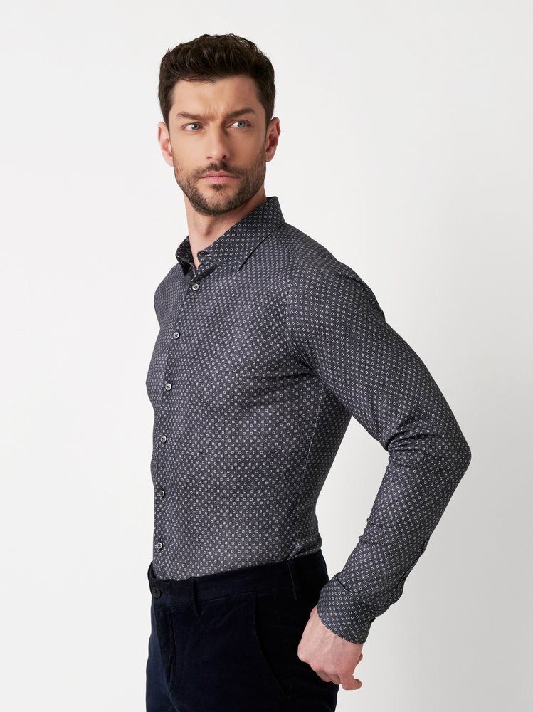 DESOTO Businesshemd Casual Kent mit Kent Kragen