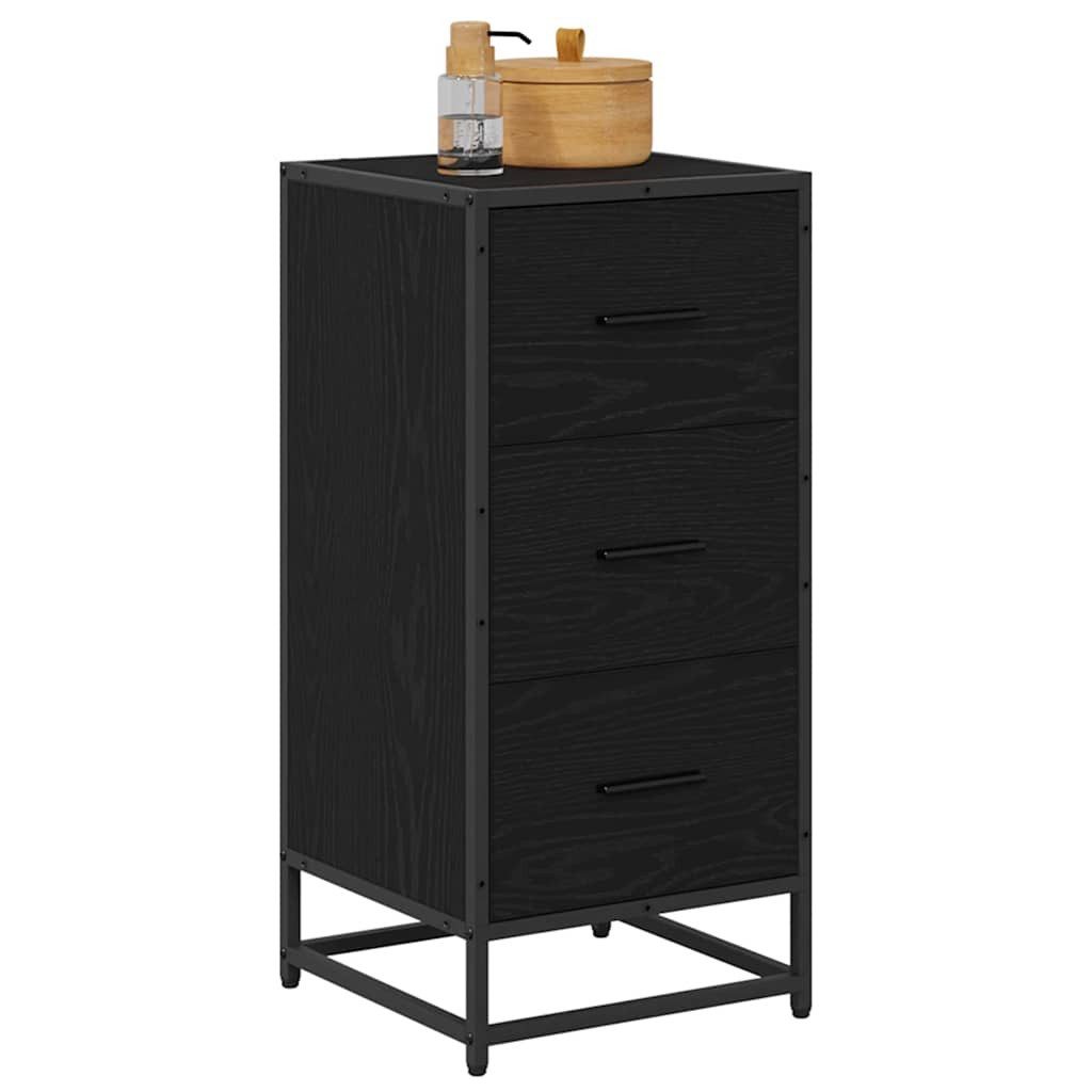 vidaXL Sideboard Sideboard Schwarz Eichen-Optik 35,5 günstig online kaufen