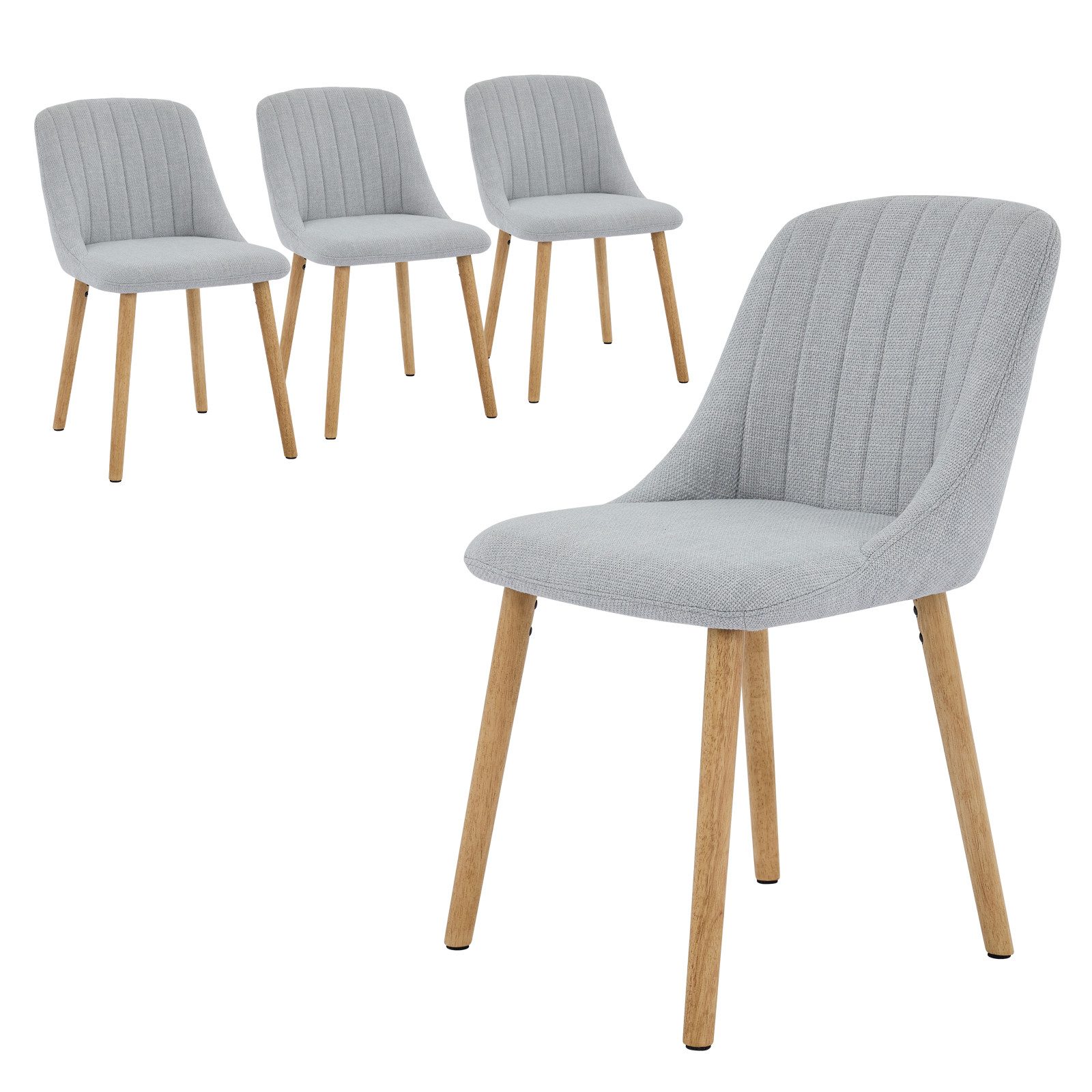 GarveeMore Esszimmerstuhl 2er/4er Stuhlset Moderner Küchenstuhl bis 136kg (4 St)