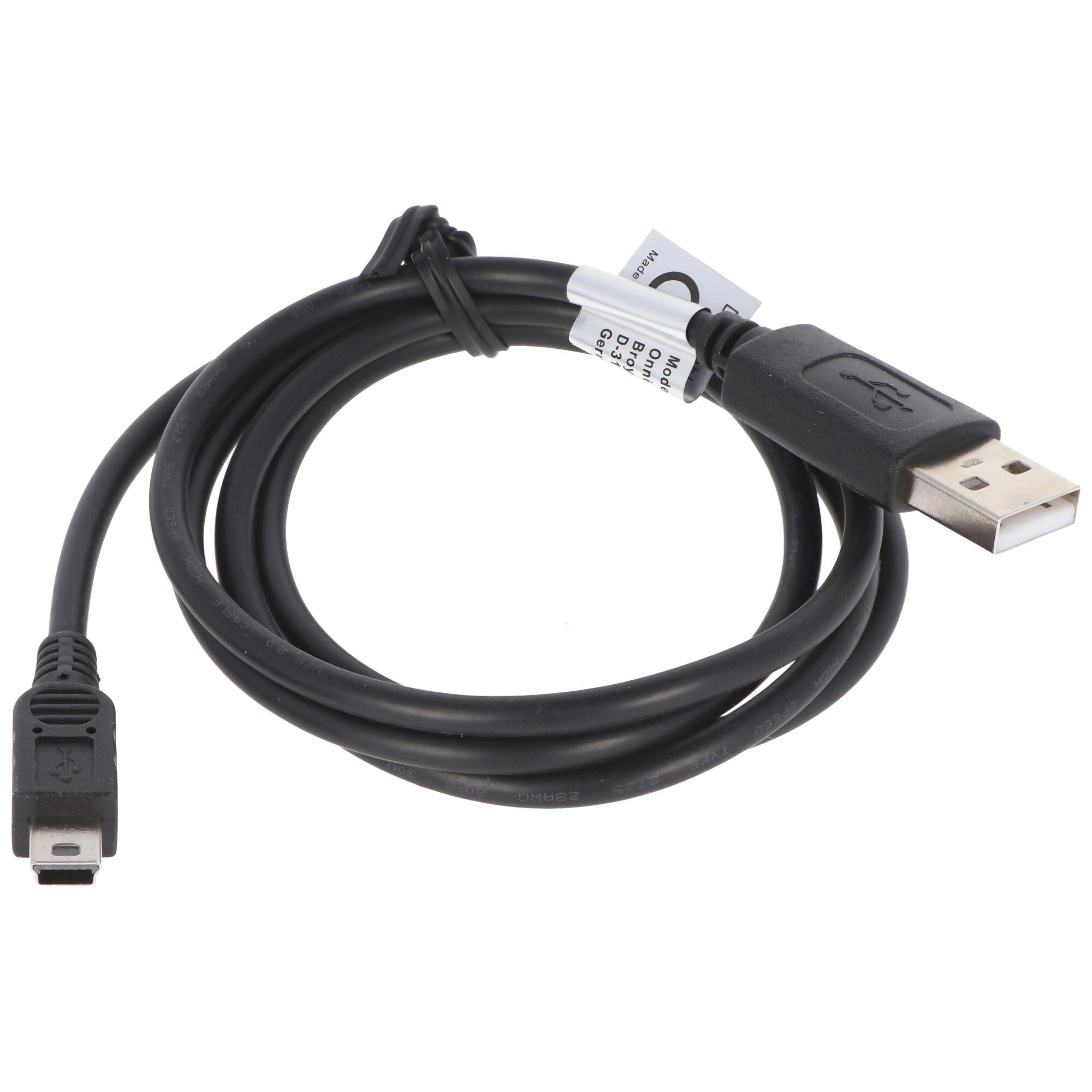 AccuCell USB Datenkabel, Ladekabel, Anschlusskabel USB 2.0 auf Mini USB Akku