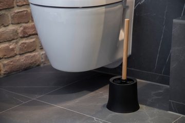 WENKO WC-Garnitur Basic, aus Bambus und hochwertigem Kunststoff