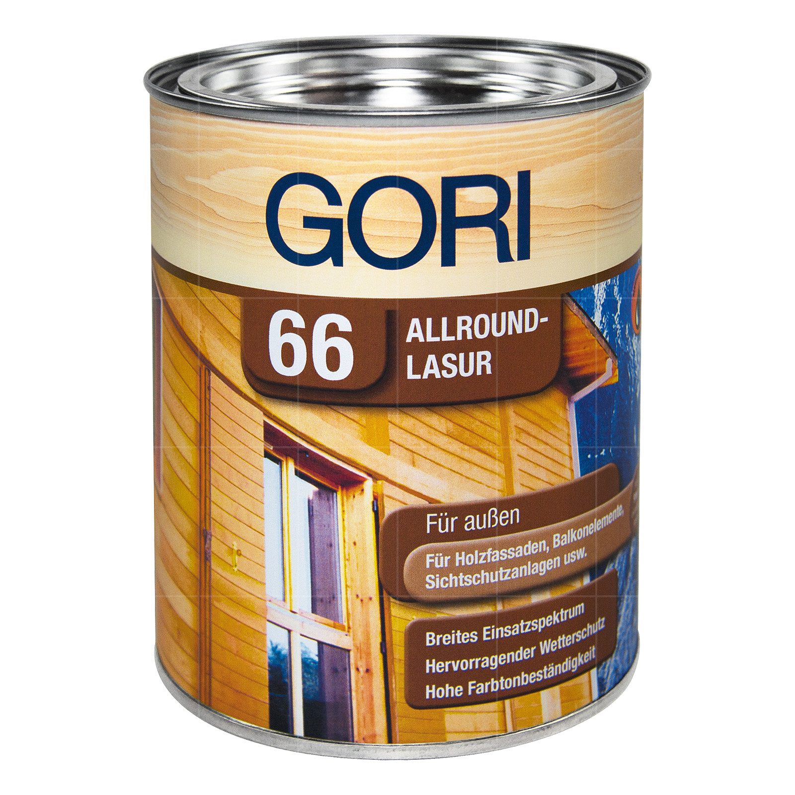 GORI Holzschutzlasur 66 ALL-ROUND - 0.75 LTR
