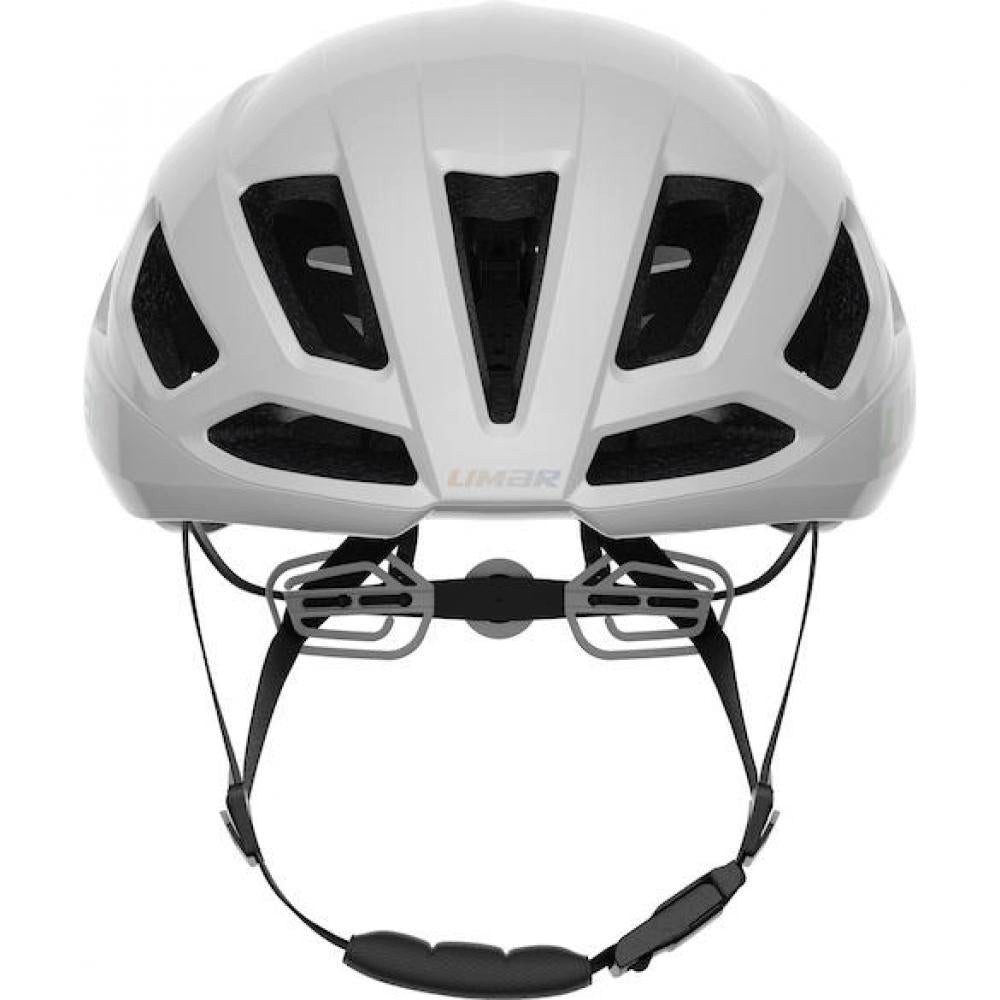LIMAR Fahrradhelm Limar Air Atlas Iridescent Matt White M Weiß - aerodynamischer Rennrad