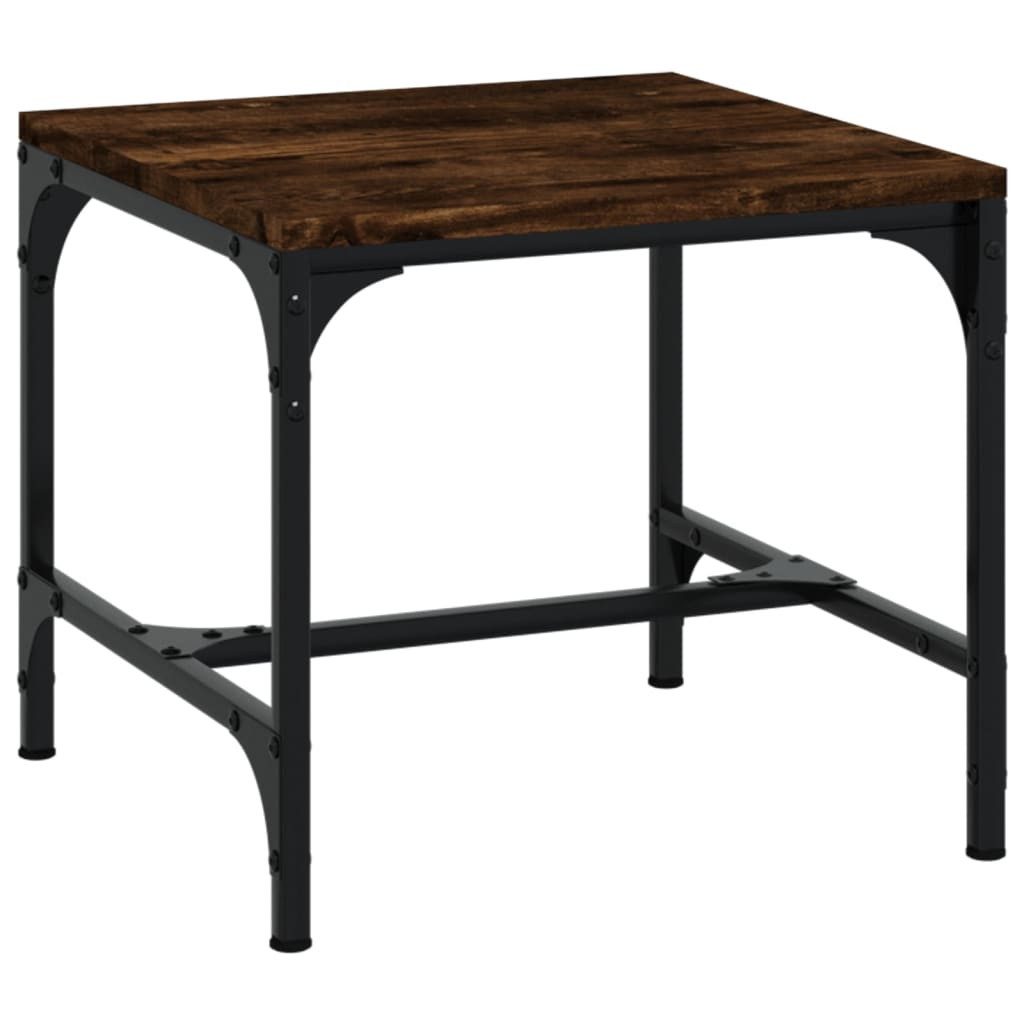furnicato Couchtisch Räuchereiche 50x50x35 cm Holzwerkstoff günstig online kaufen