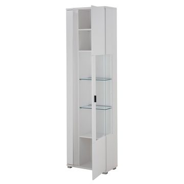 Lomadox Stauraumschrank LOVENO-61 55 cm breit in weiß