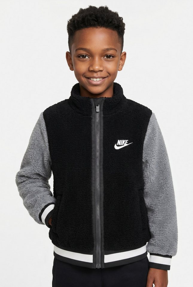 Nike Sportswear Fleecejacke mit Reißverschluss, aus Fleece-Material aus Polyester, pflegeleicht