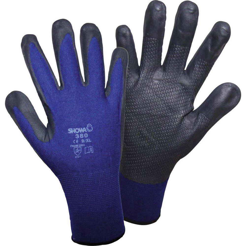 Showa Arbeitshandschuhe Showa 1163-9 380 NBR Nylon Arbeitshandschuh Größe (Handschuhe): 9, XL