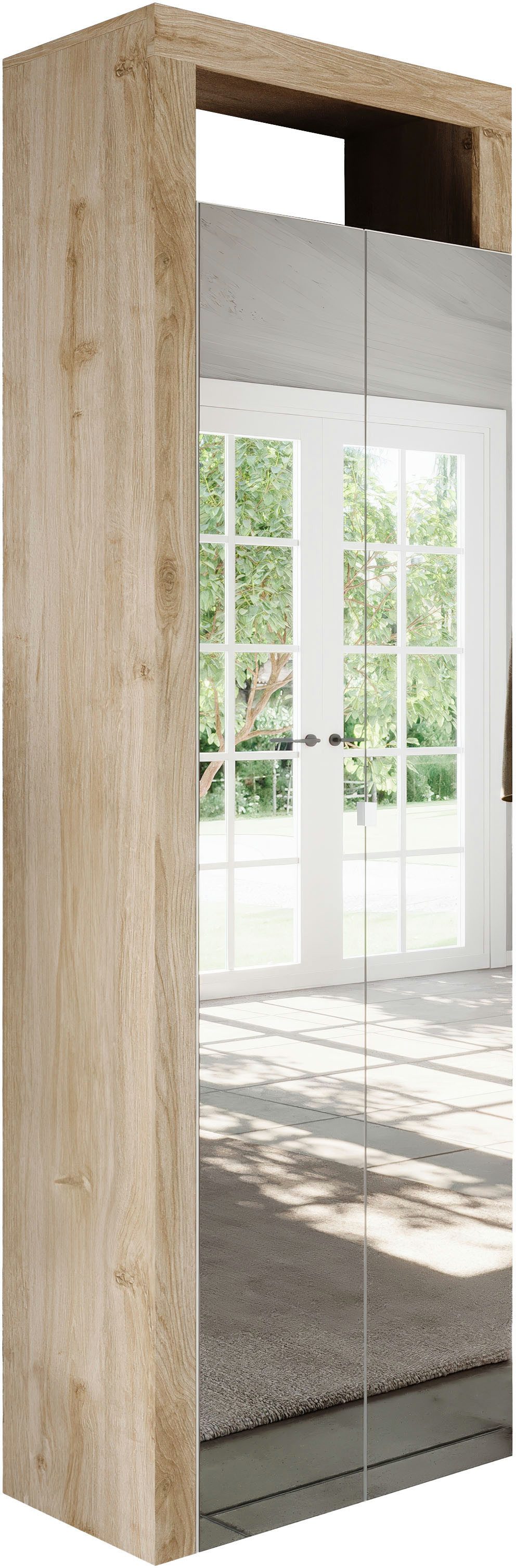 INOSIGN Schuhschrank HAMBURG Höhe 195 cm, Hochschrank, 2 Spiegeltüren, deko günstig online kaufen