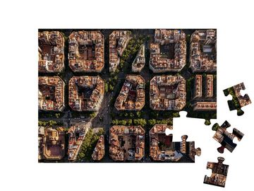 puzzleYOU Puzzle Typische Bauweise von Barcelona, Spanien, 48 Puzzleteile, puzzleYOU-Kollektionen Barcelona, Europäische Städte