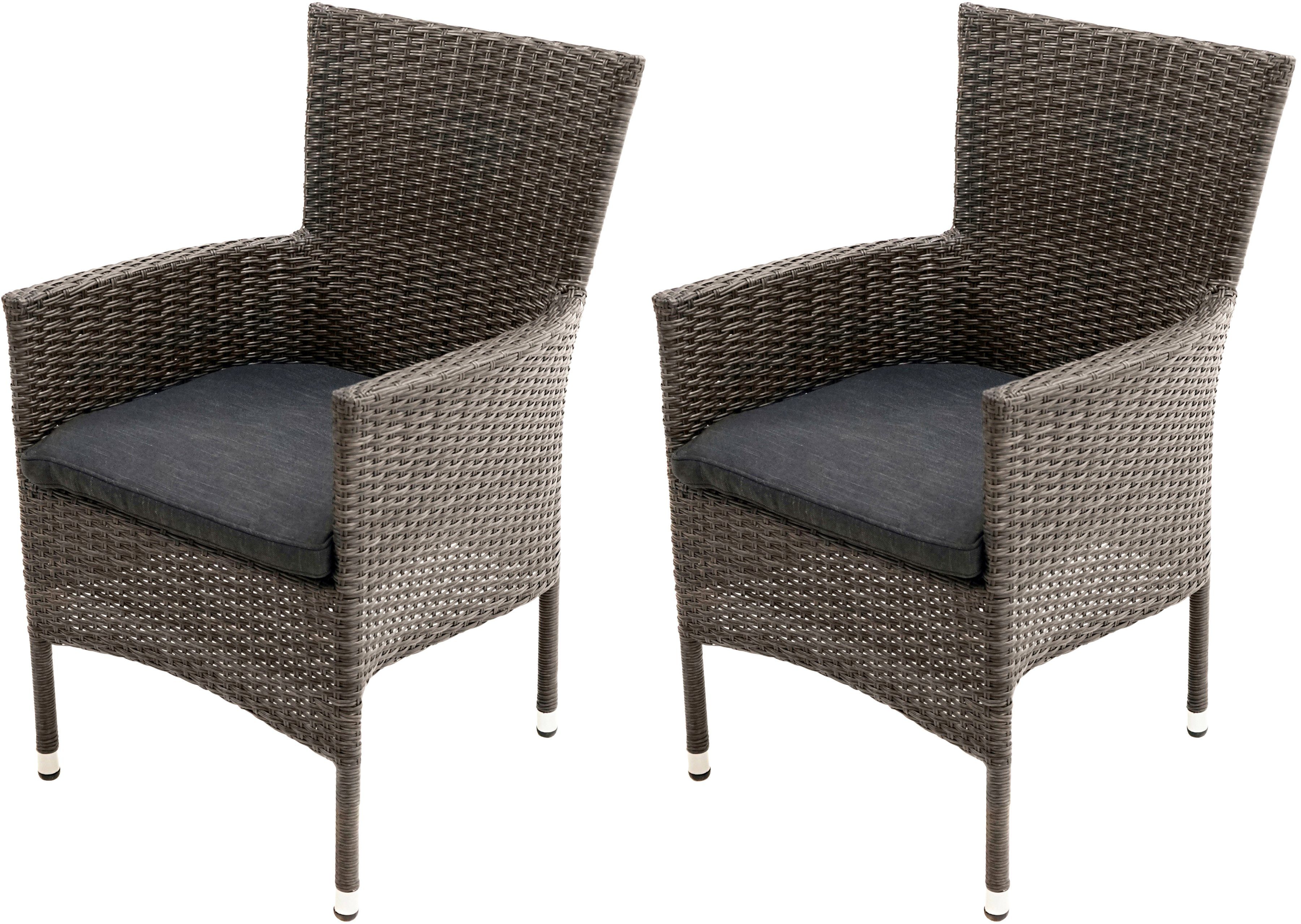 PLOSS Gartensessel »Rocking Basic«, (2er Set), inkl. Sitzpolster