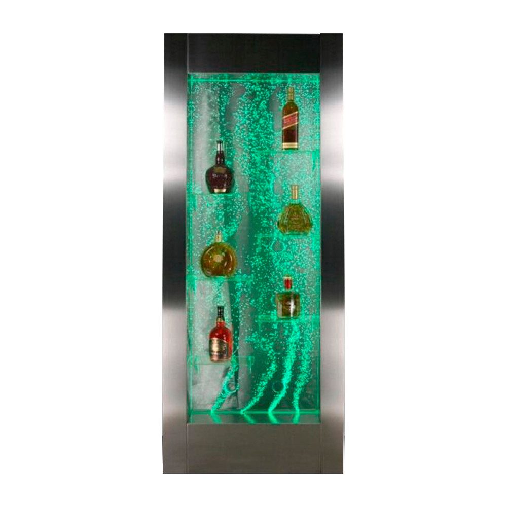 JVmoebel Barschrank Led Wasser Wand Bar Regal Säule Wassersäulen Theke Regale Trennwand Made in Europa