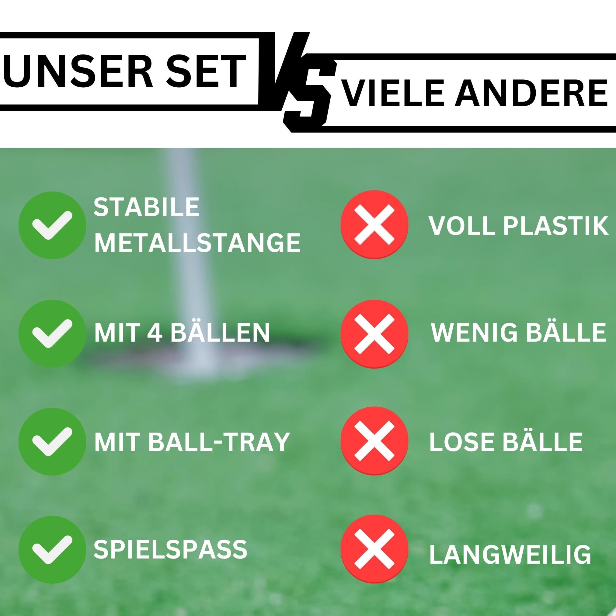 TronicXL Minigolfschläger Kinder Minigolf Set 2X Schläger 8 Bälle Mini Golf MiniGolfschläger, 12-tlg., für Kinder, für Linkshänder, für Rechtshänder