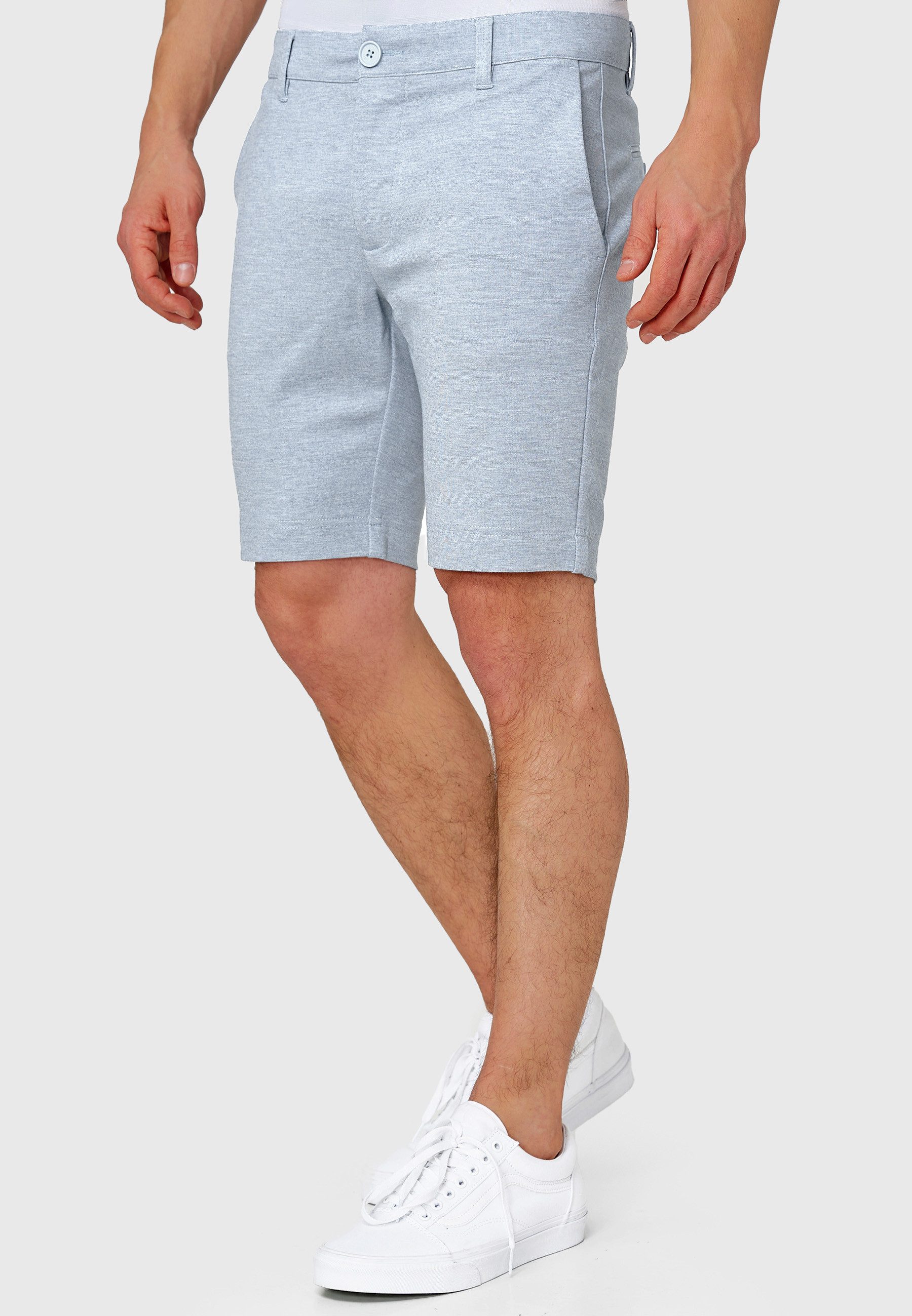 Indicode Chinoshorts Herren Aalborg Chino Shorts Herrenshorts aus Viskose-Stretch