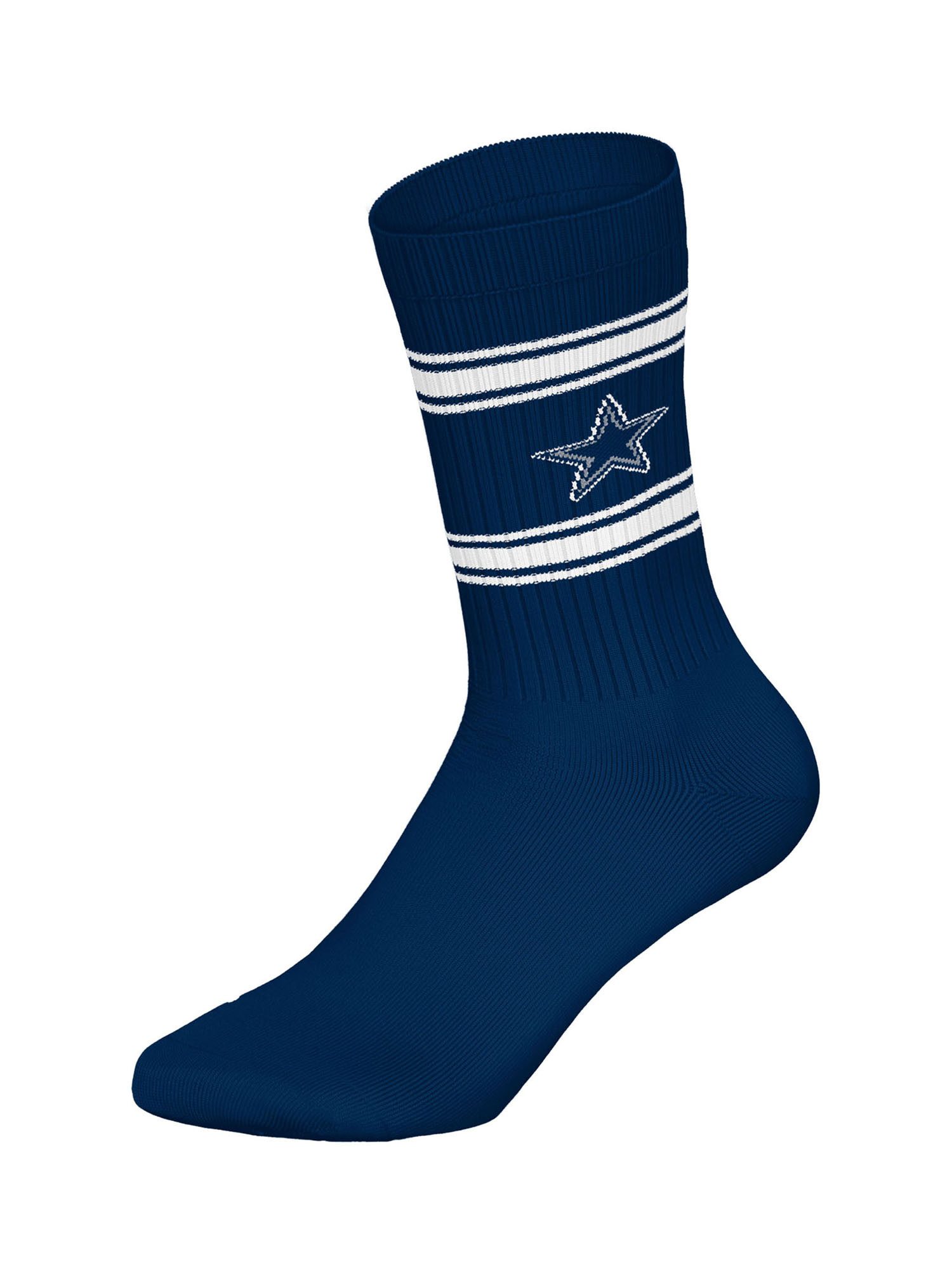 NFL Freizeitsocken Dallas Cowboys Crew (6-Paar) Casual Socken, Alltagssocken, Bequeme Socken