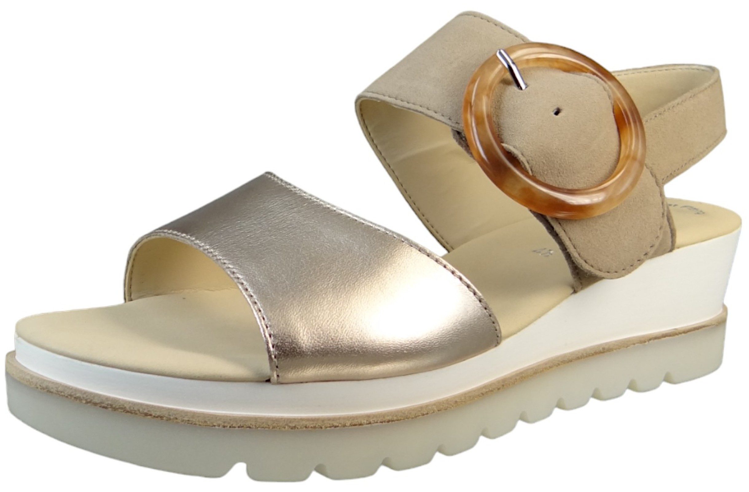 Gabor 44.645 62 Puder/Rabbit Sandale