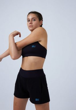 SPORTKIND Funktionsshorts Advantage Tennis Shorts mit Ballhalter Mädchen & Damen schwarz