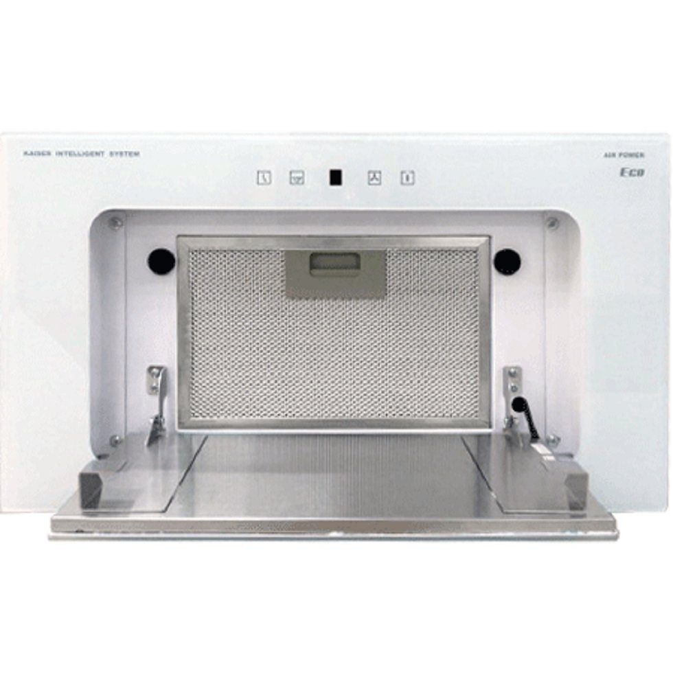 Kaiser Küchengeräte Lüfterbaustein EA 546 W Eco.,., Deckenhaube, Weiß Glas, 52 cm, 600 m³/h,LED EA 546 W Eco.,., Deckenhaube, Weiß Glas, 52 cm, 600 m³/h,LED, Das Modell EA 546 W Eco wurde als Lüfterbaustein/ Deckenhaube