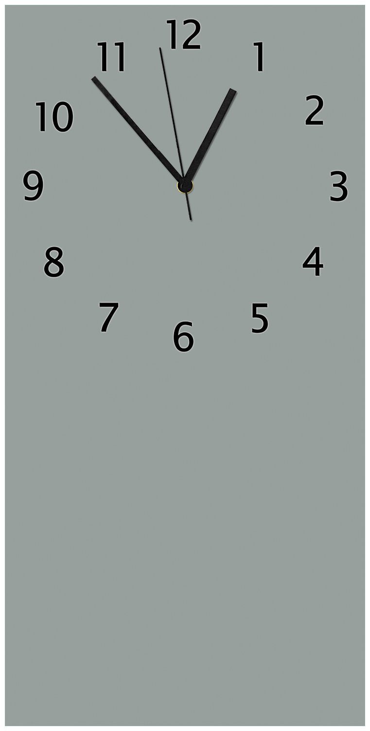 Grau Wallario (Uhr Wanduhr Acryl) aus