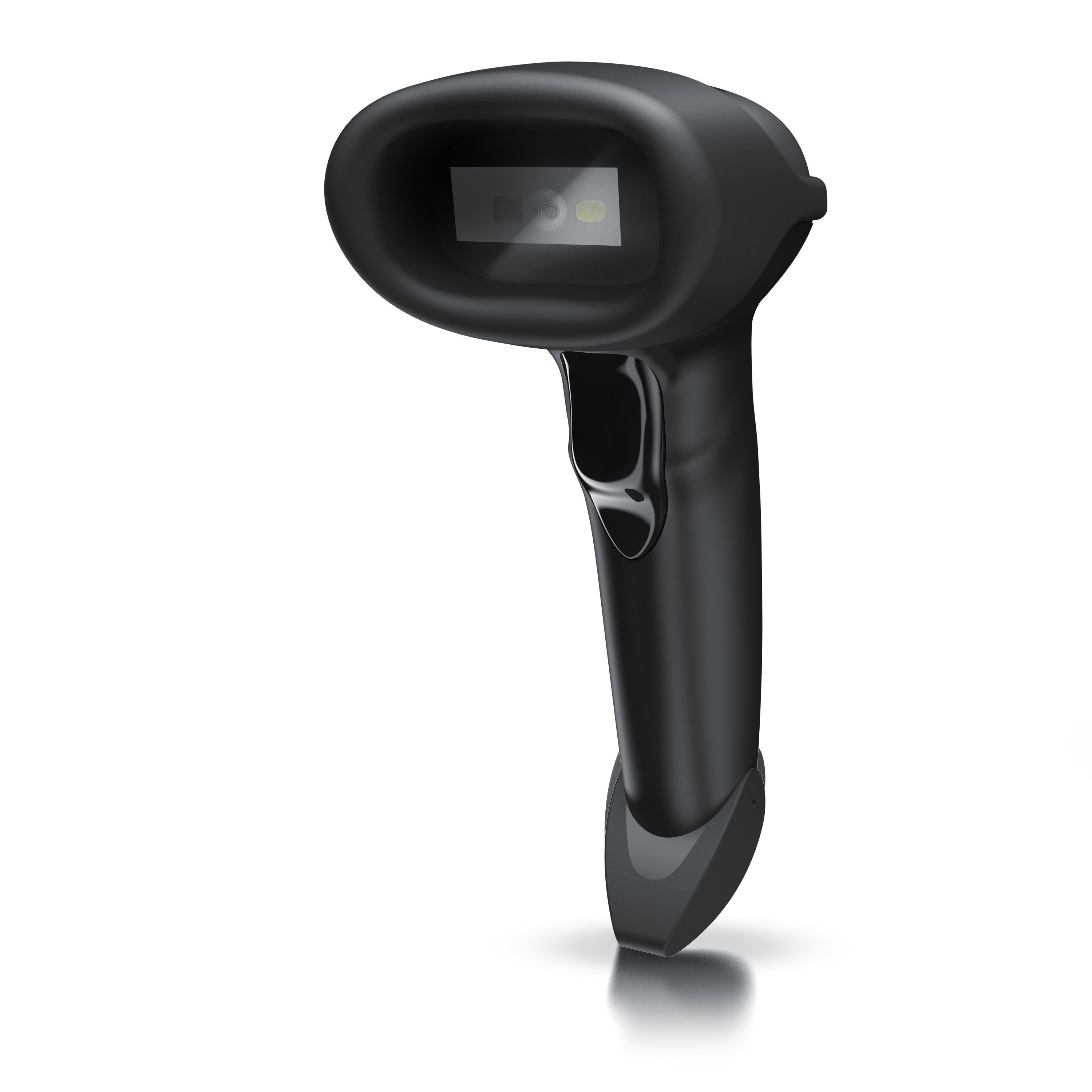 Aplic Handscanner, (Wireless Barcode Scanner 2.4 GHz 1D 2D, 2000 mAh, inkl. Standfuß)