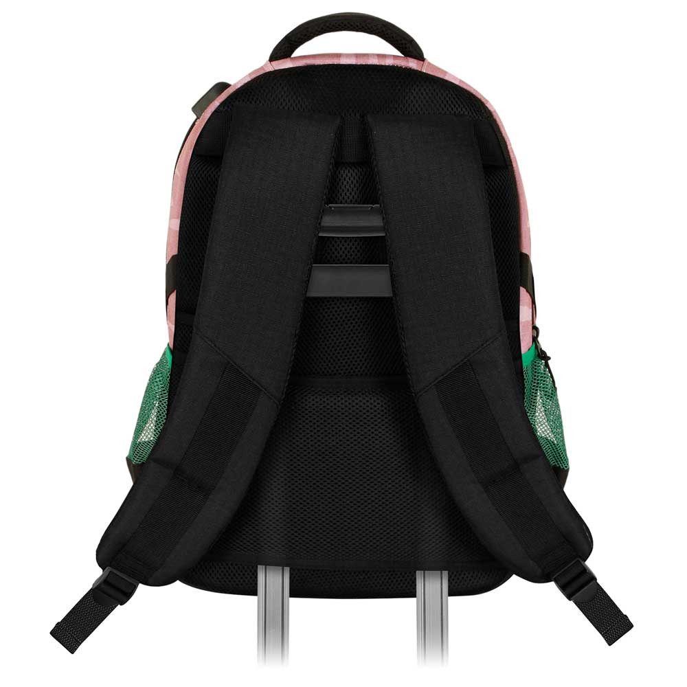 PRO DG Laptoprucksack California Surfer großer Rucksack Tagesrucksack Alltagsrucksack, USB-Anschluss für elektronische Geräte
