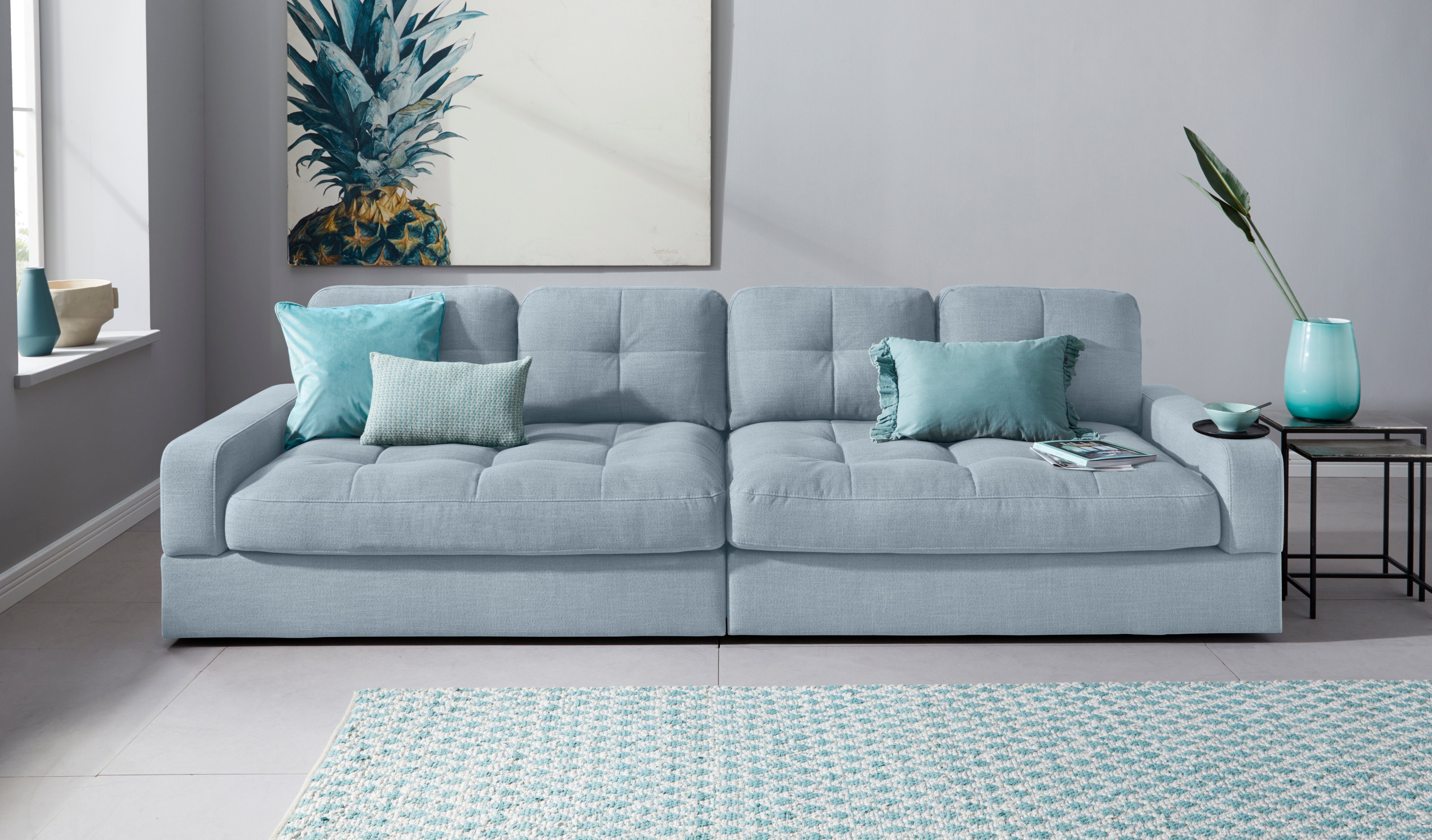 INOSIGN Big-Sofa Fenya, wahlweise auch Soft clean für einfache Reinigung  mit Wasser