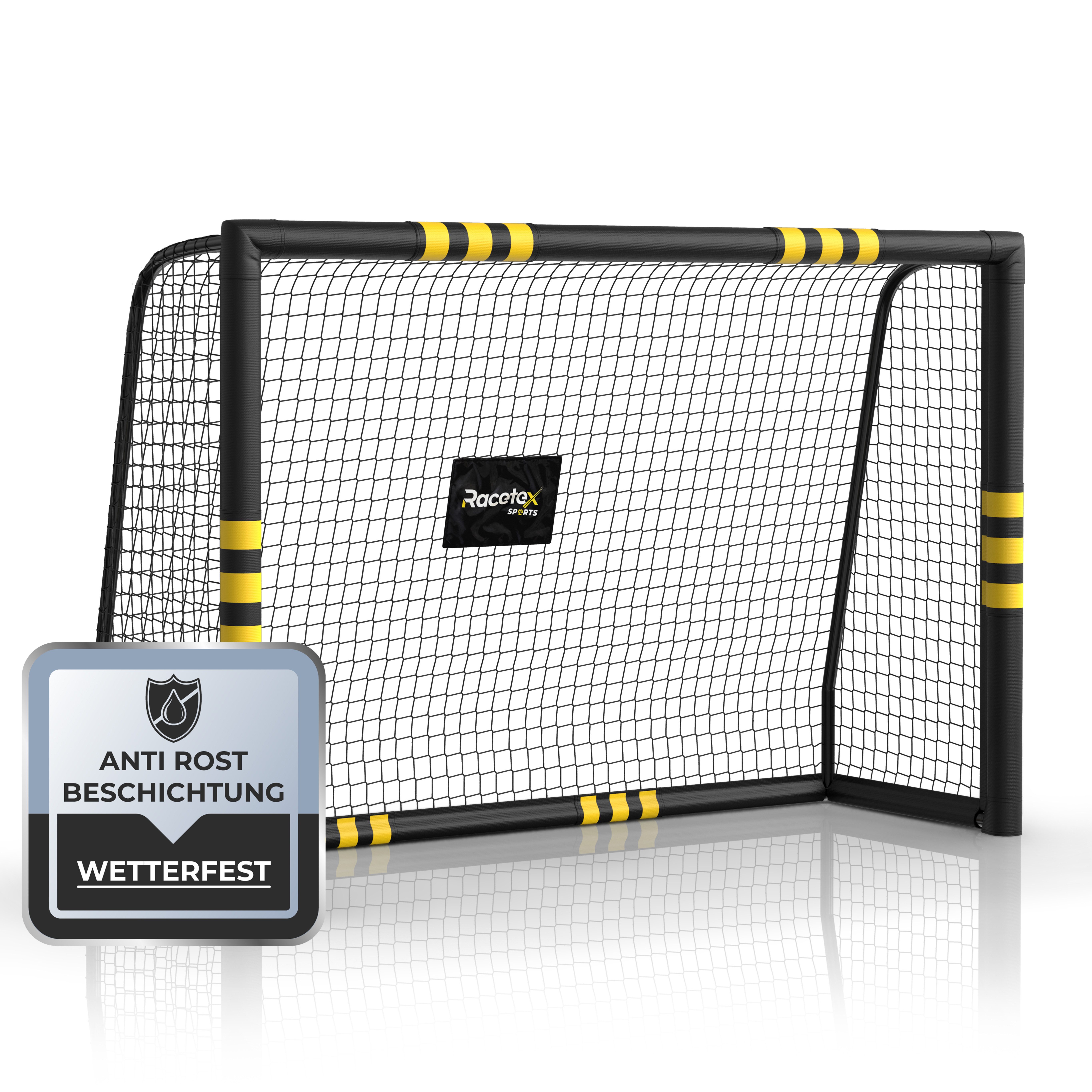 Fußballtor Racetex Fussballtore für Garten [Anti-Rost Beschichtung]