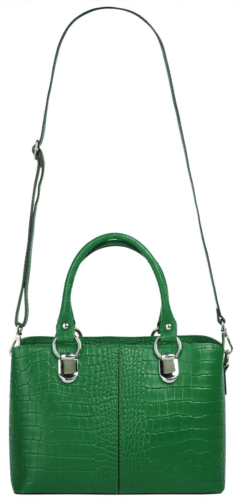 Cluty Umhängetasche (1-tlg), echt Leder, Made in Italy