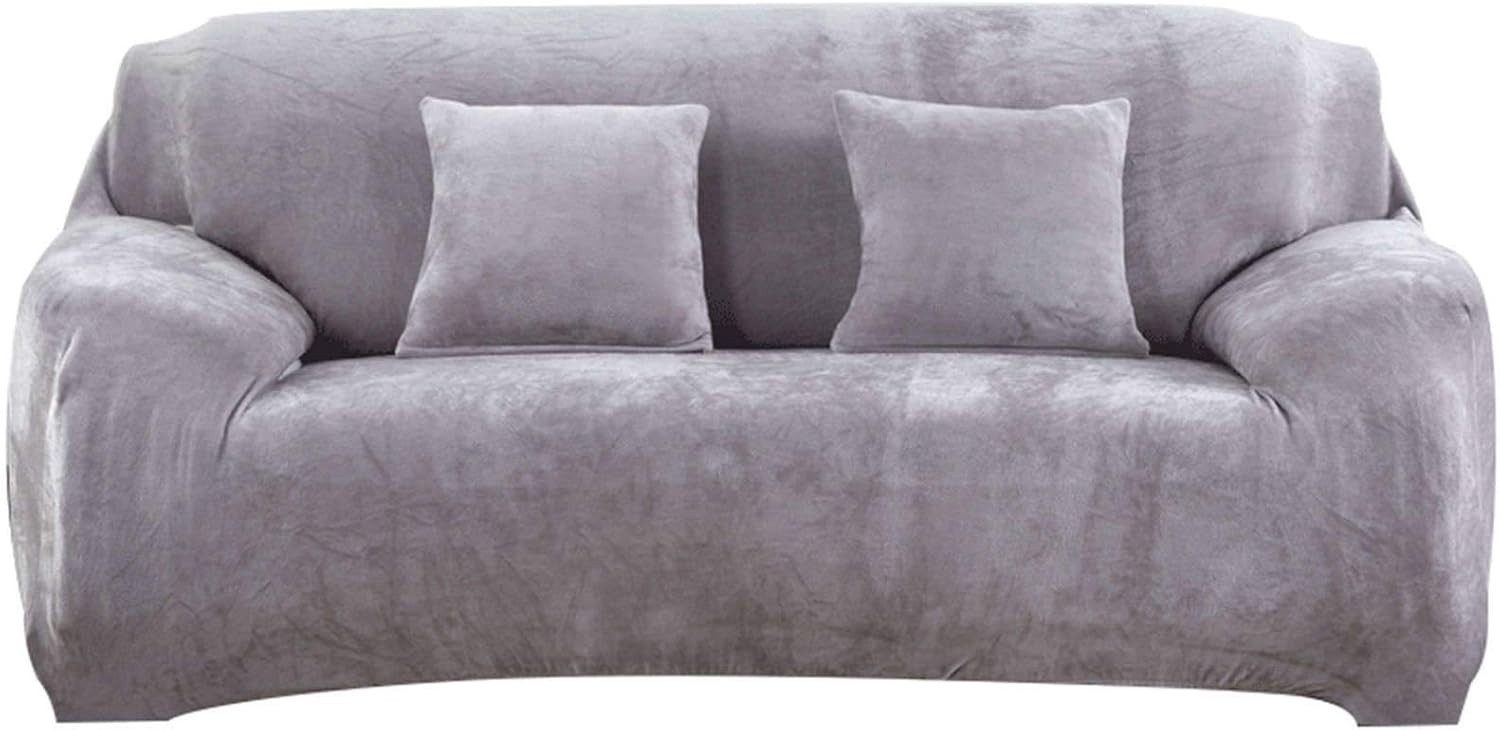 Kaket Sofabezug Stretch-Sofabezug Dicke Samt Sofa Überwürfe Sofabezug, Sofahusse mit Armlehne für Wohnzimmer, Protector für Hunde Haustiere
