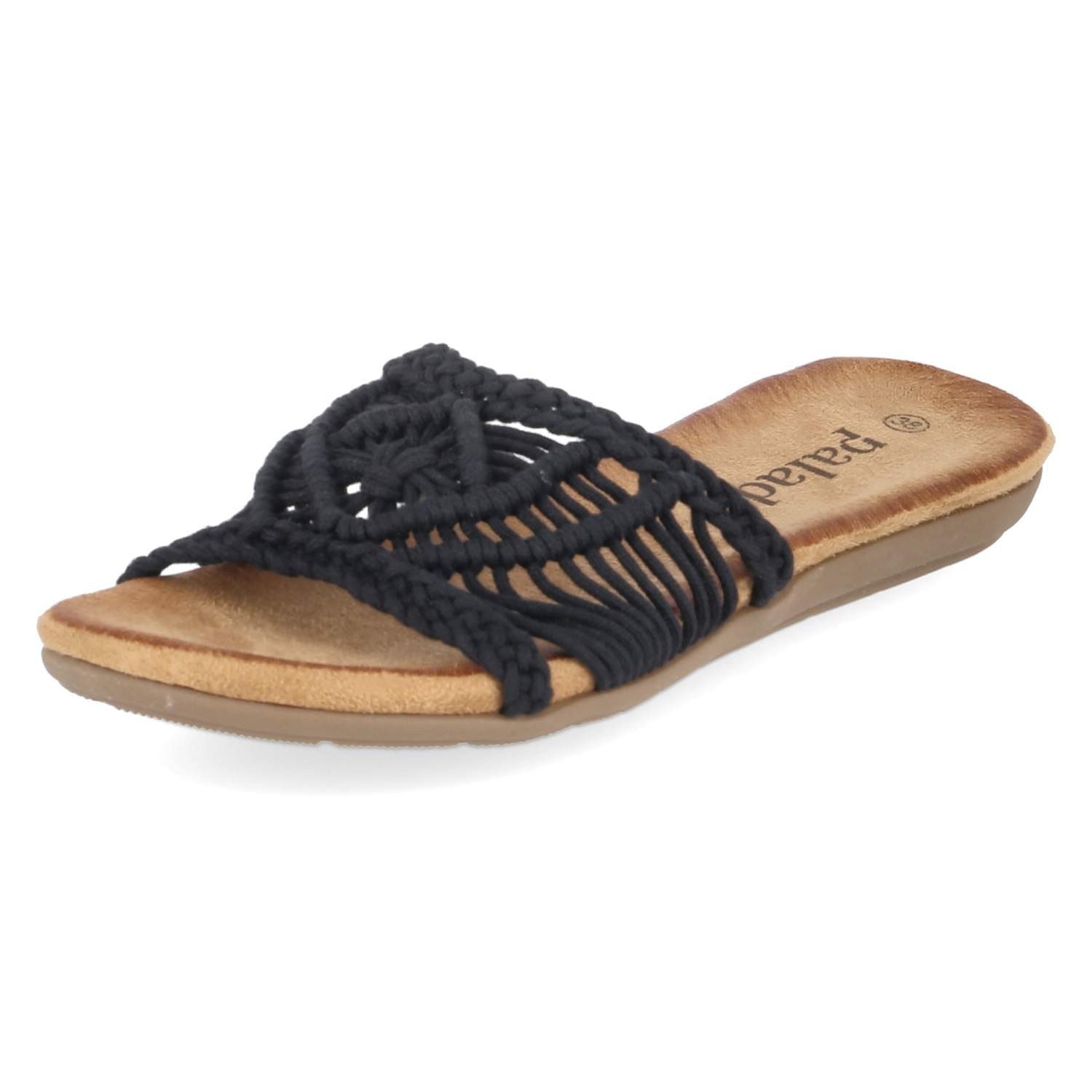 Palado Palado 055 0708 2100 Damen Textil schwarz Pantolette günstig online kaufen
