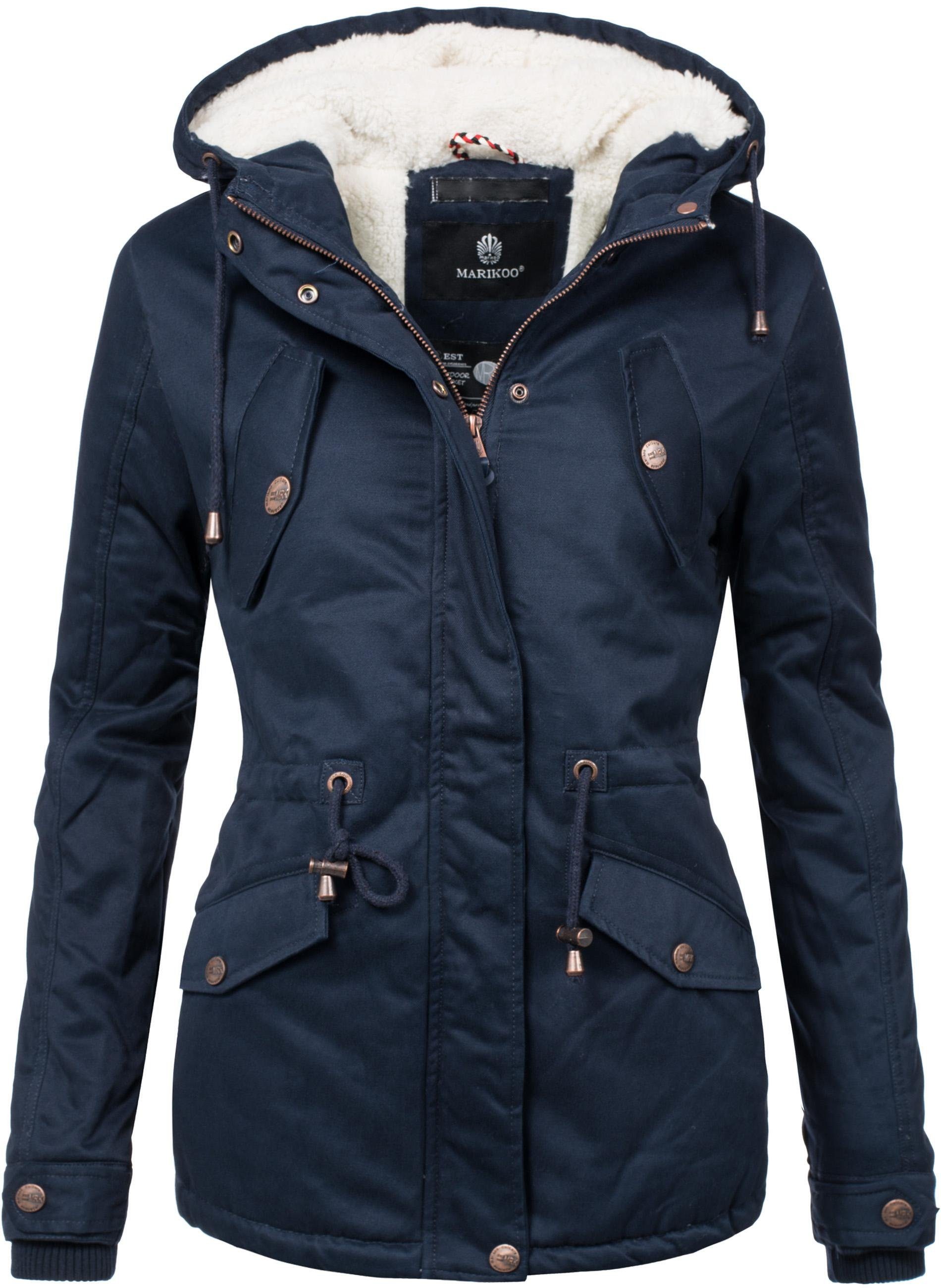 Marikoo Winterjacke Manolya stylischer Kurzmantel mit günstig online kaufen