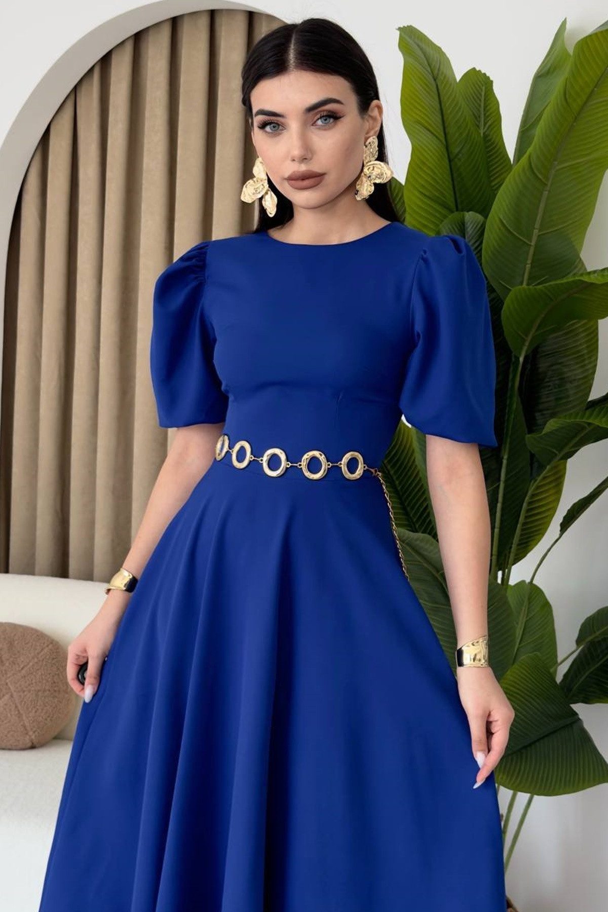 WOMAN VISION Minikleid Schwarzes Atlas-Stoff Prinzessin günstig online kaufen