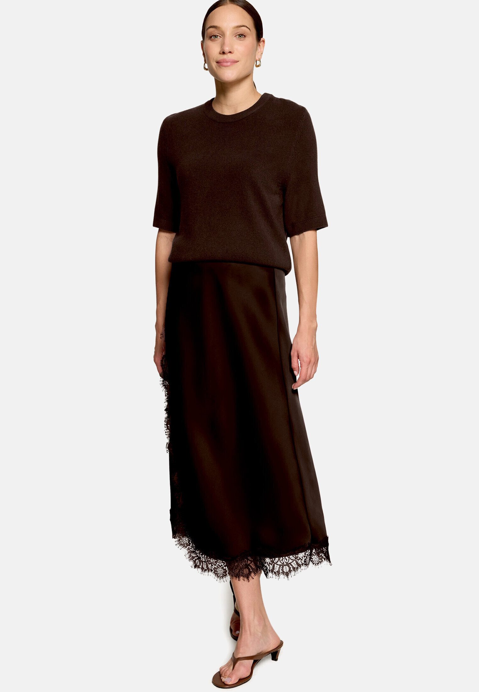 Zero Kurzarmshirt Damen kurzarm (1-tlg) Material