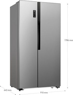 Heinrich´s Side-by-Side HSBS 3097, 178.6 cm hoch, 91 cm breit, Kühlgefrierkombination, No-Frost Kühlschrank, Multi-Airflow-System