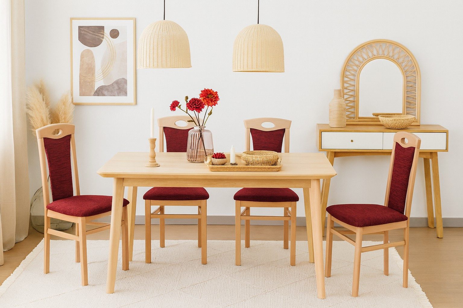 moebel-direkt-online Esszimmerstuhl 1 Massivholzstuhl, montiert, Gestell günstig online kaufen