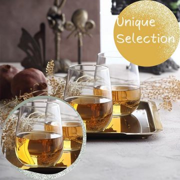 LAV Cocktailglas Gaia 6-teilige Rotweingläser - Elegantes Design, optimale Belüftung