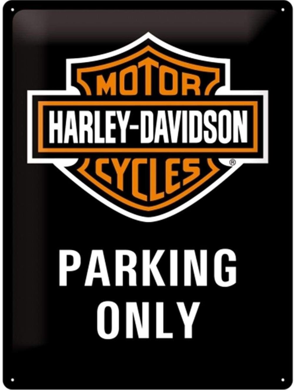 Nostalgic-Art Metallschild Blechschild 30 x 40 cm - Harley-Davidson - Parking Only