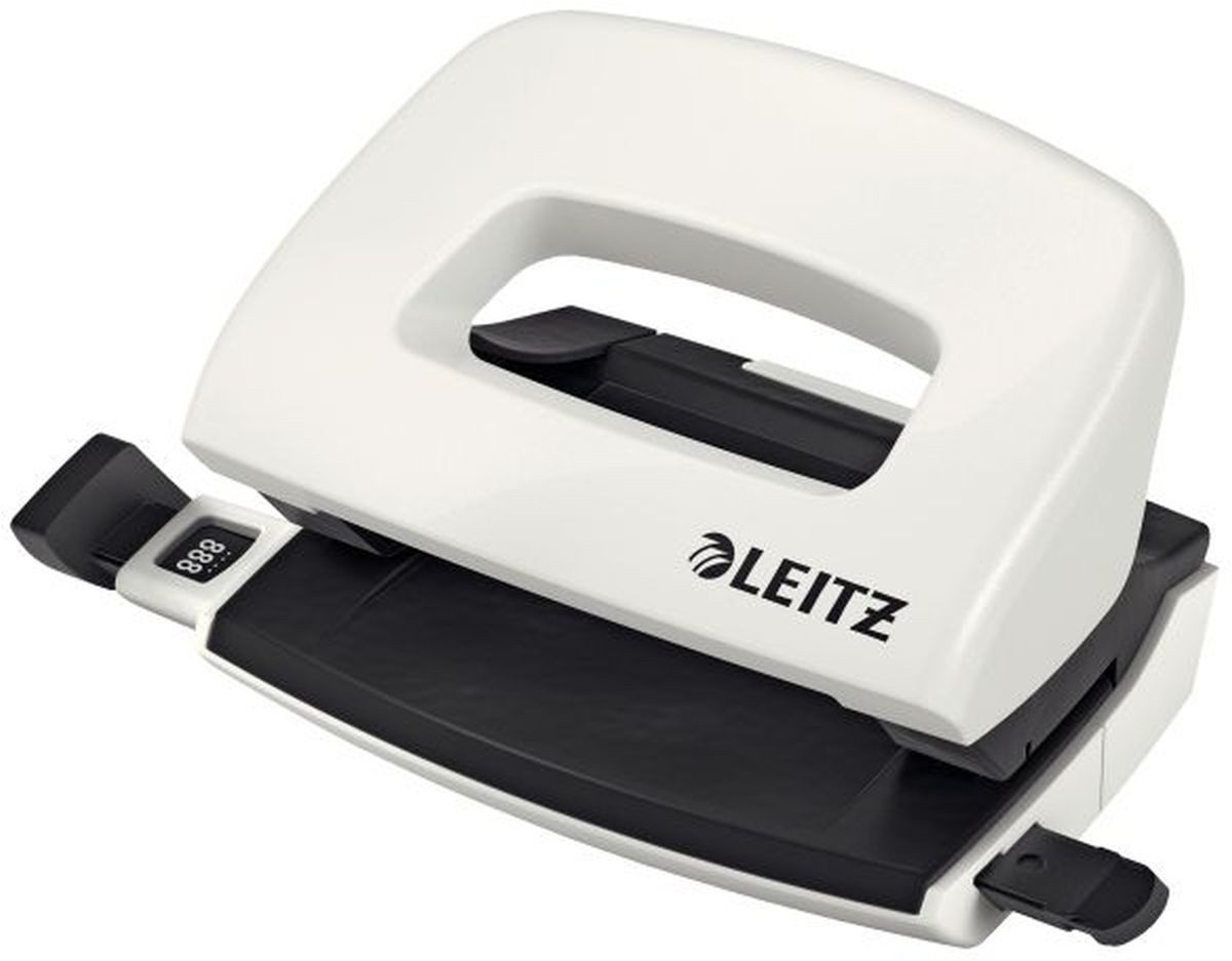 LEITZ Перфоратор Перфоратор Mini Nexxt Wow Metall 10 Blatt perlweiß (30 Stück)
