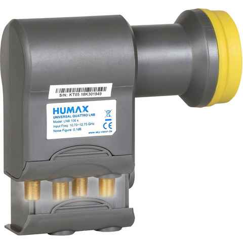 Humax LNB 106s Gold Quattro Universal LNB SAT-Antenne