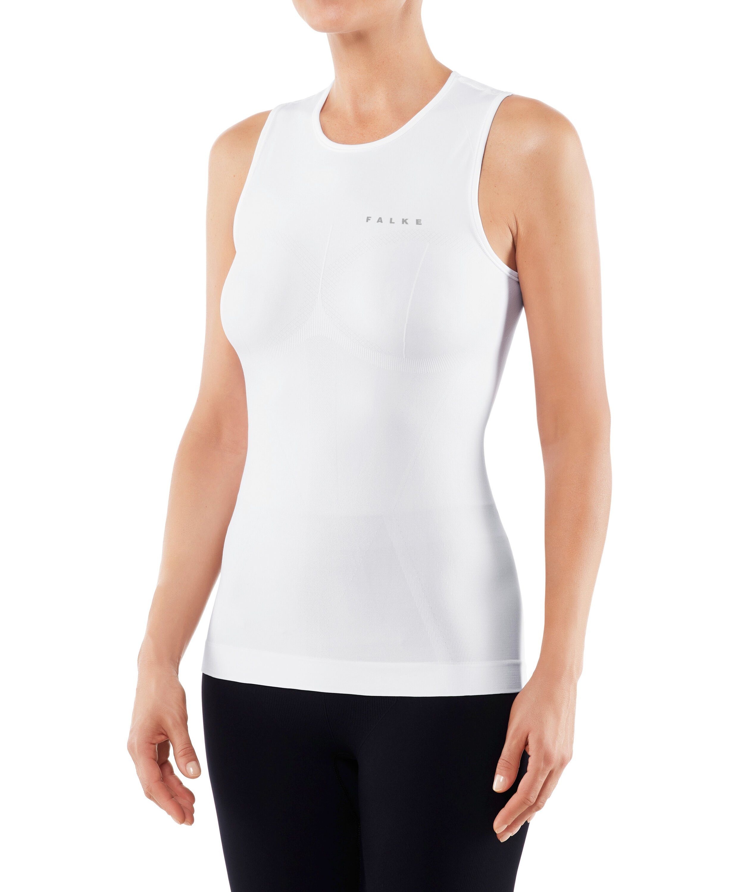 FALKE Funktionstop Warm (1-tlg) thermoregulierend für warme bis kalte Temperaturen white (2860) | Trainingstops