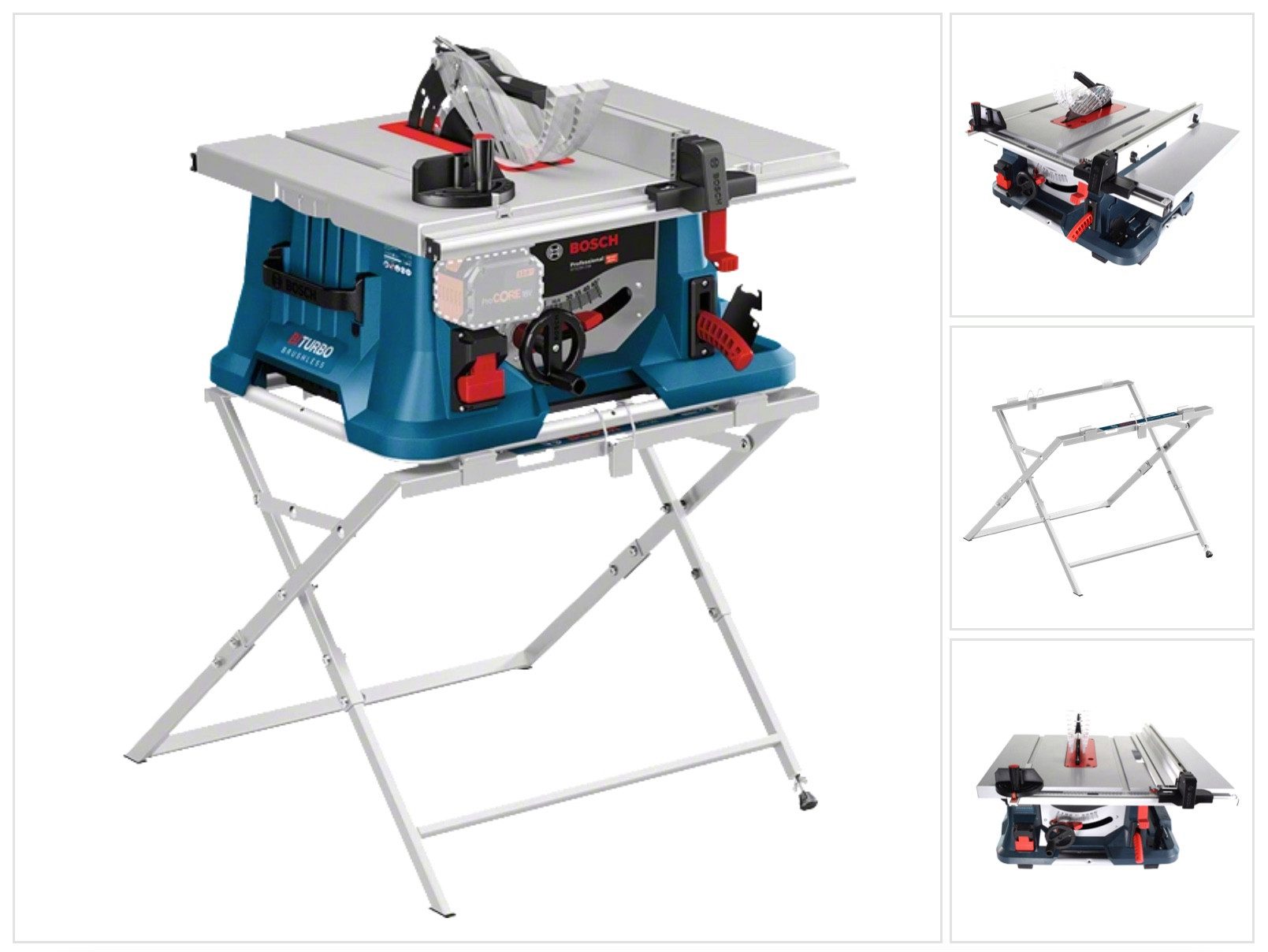 Bosch Professional Akku-Tischkreissäge GTS 18V-216 Professional Akku Tischkreissäge 18 V 216 mm Biturbo (06