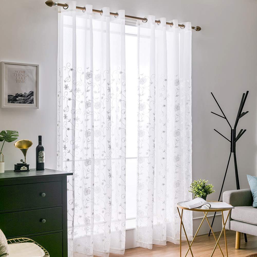 BYSURE Gardine, Ösen (2 St), transparent, günstig online kaufen