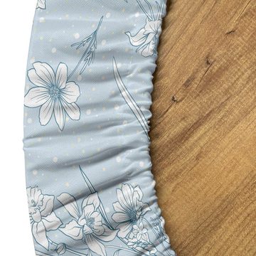 Abakuhaus Tischdecke Rundum-elastische Stofftischdecke, Natur Klassische Kunst Blumensträuße