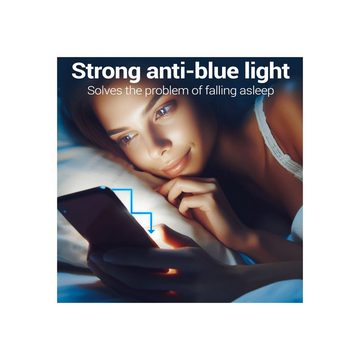 COFI 1453 Gehärtetes Glass 9H mit Blaulicht-Filter Anti-Blau Vollkleber für iPhone 11 Pro Max, Displayschutzglas, 1 Stück